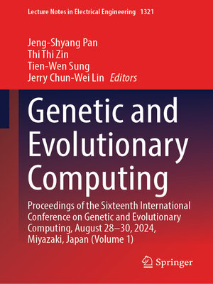 cover image of Genetic and Evolutionary Computing